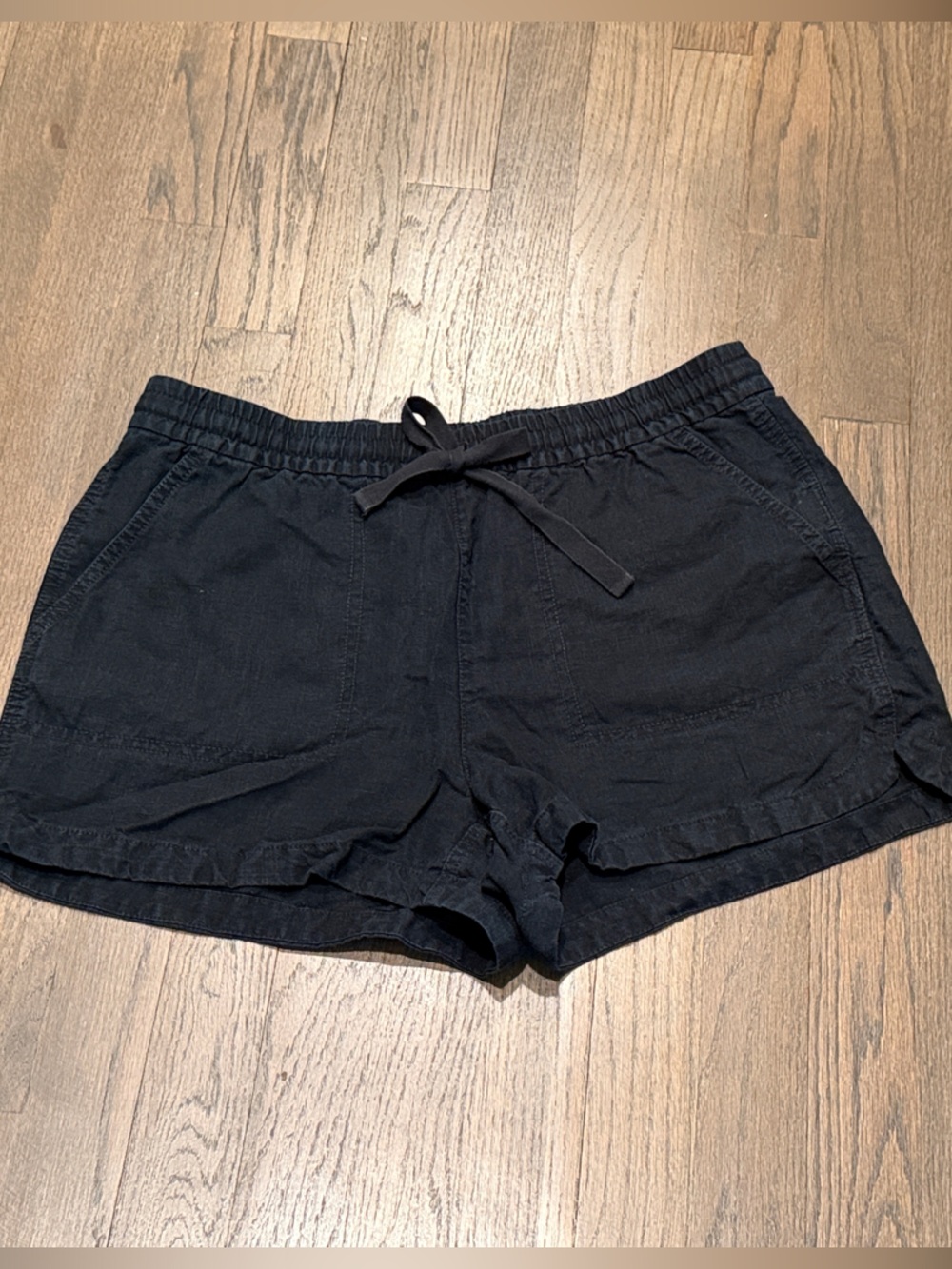 J. Crew Black Drawstring Athletic Shorts